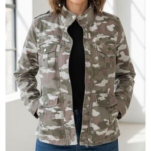 Kensie Women’s Camouflage Field Jacket
